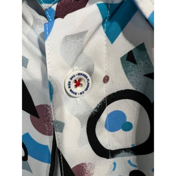 Dixxon Flannel Co The New Wave Button-Up Shirt Colorful Abstract Design Size 5 - Picture 4 of 10